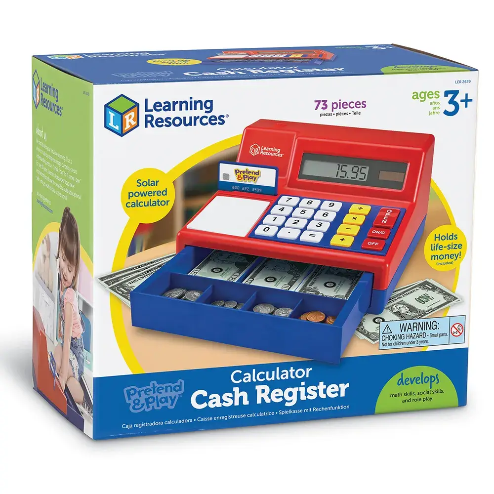 Learning Resources - Wholesale Toy Set - Kids - Pretend & Play® Calculator Cash Register5