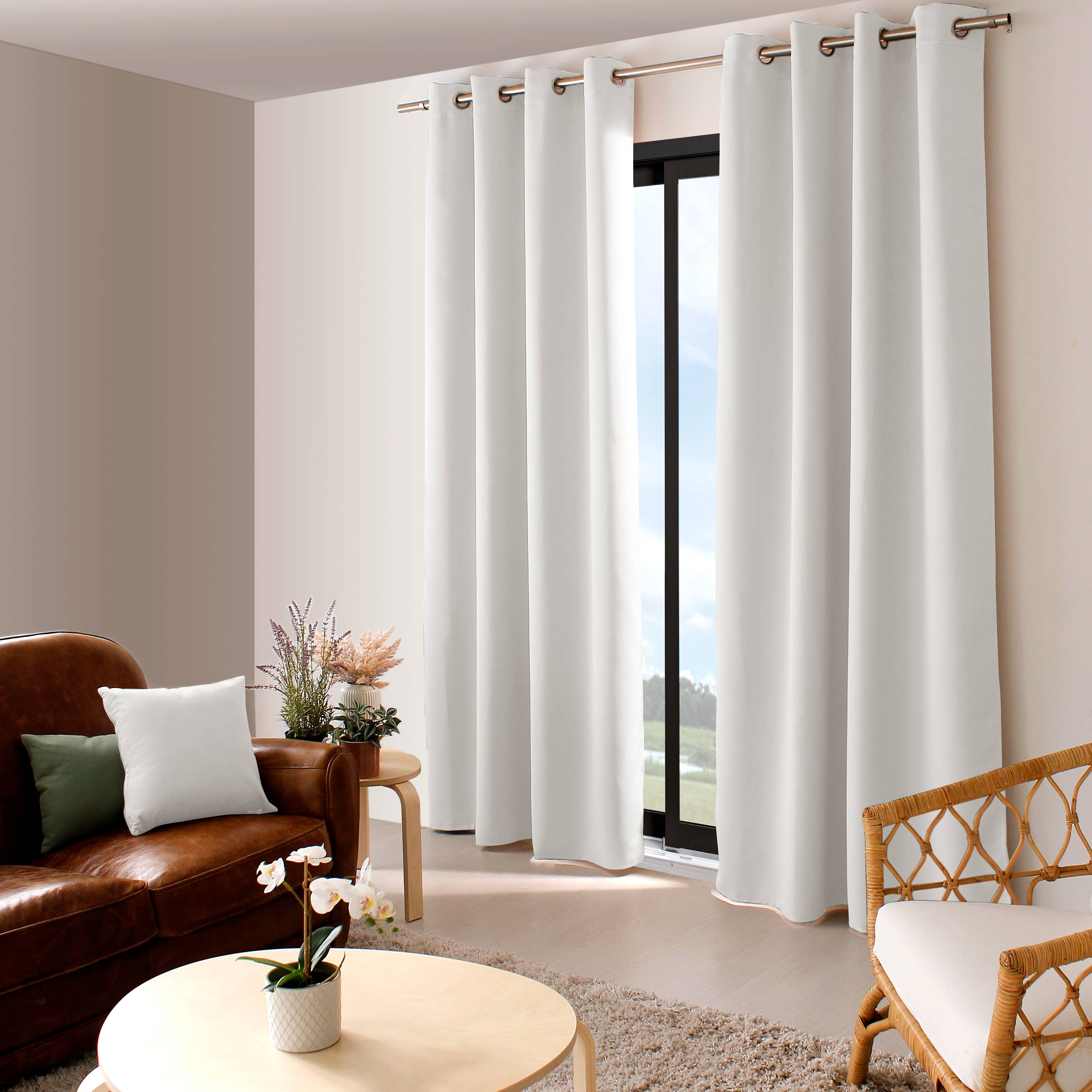 DECOSTARS - CmaDECO - Wholesale Curtain - Blackout Curtain with Grommets, 140x240cm, Liquorice Collection39