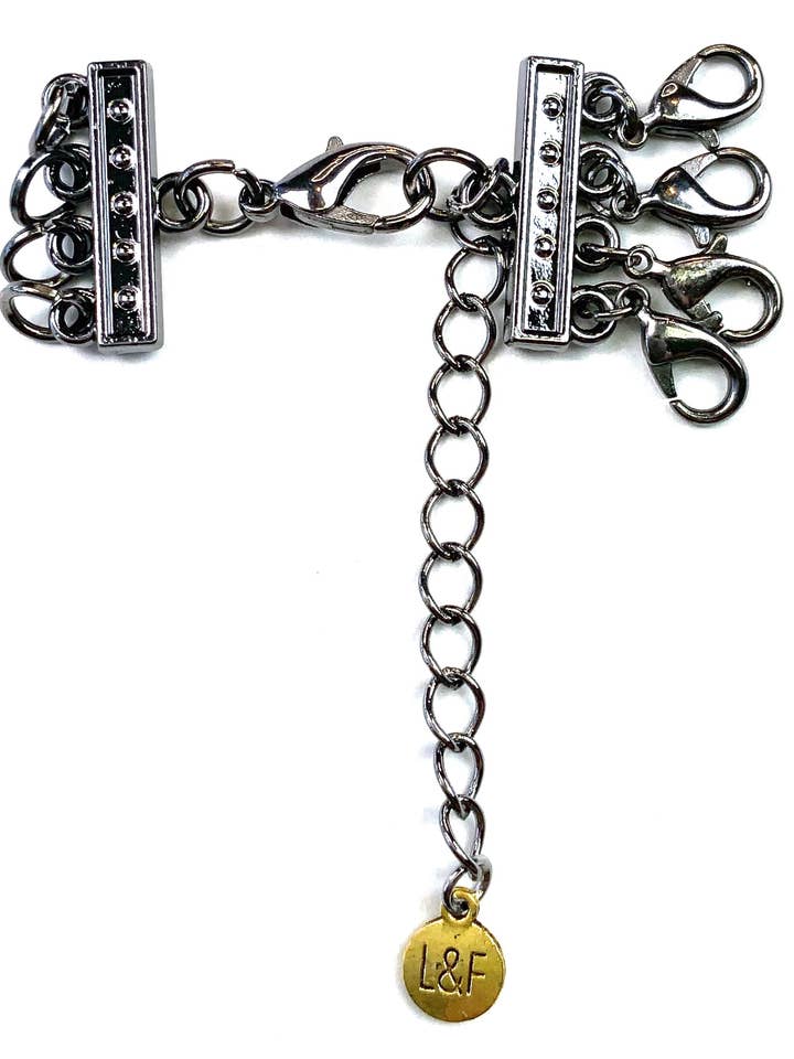 CEXH Multi Layer Clasp/Hematite for wholesale by Lost & Found Trading