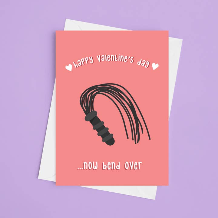 Bend Over - 5 x 7 Valentine's Card (Copy) for wholesale by Laura Lonsdale