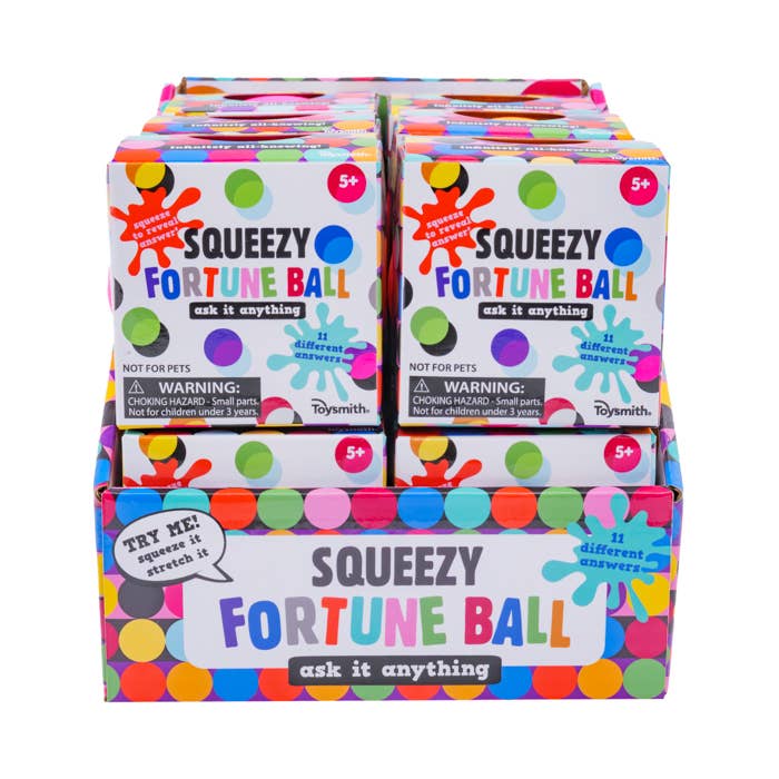 Toysmith - Wholesale Toy Set - Kids - Toysmith Squeezy Fortune Ball