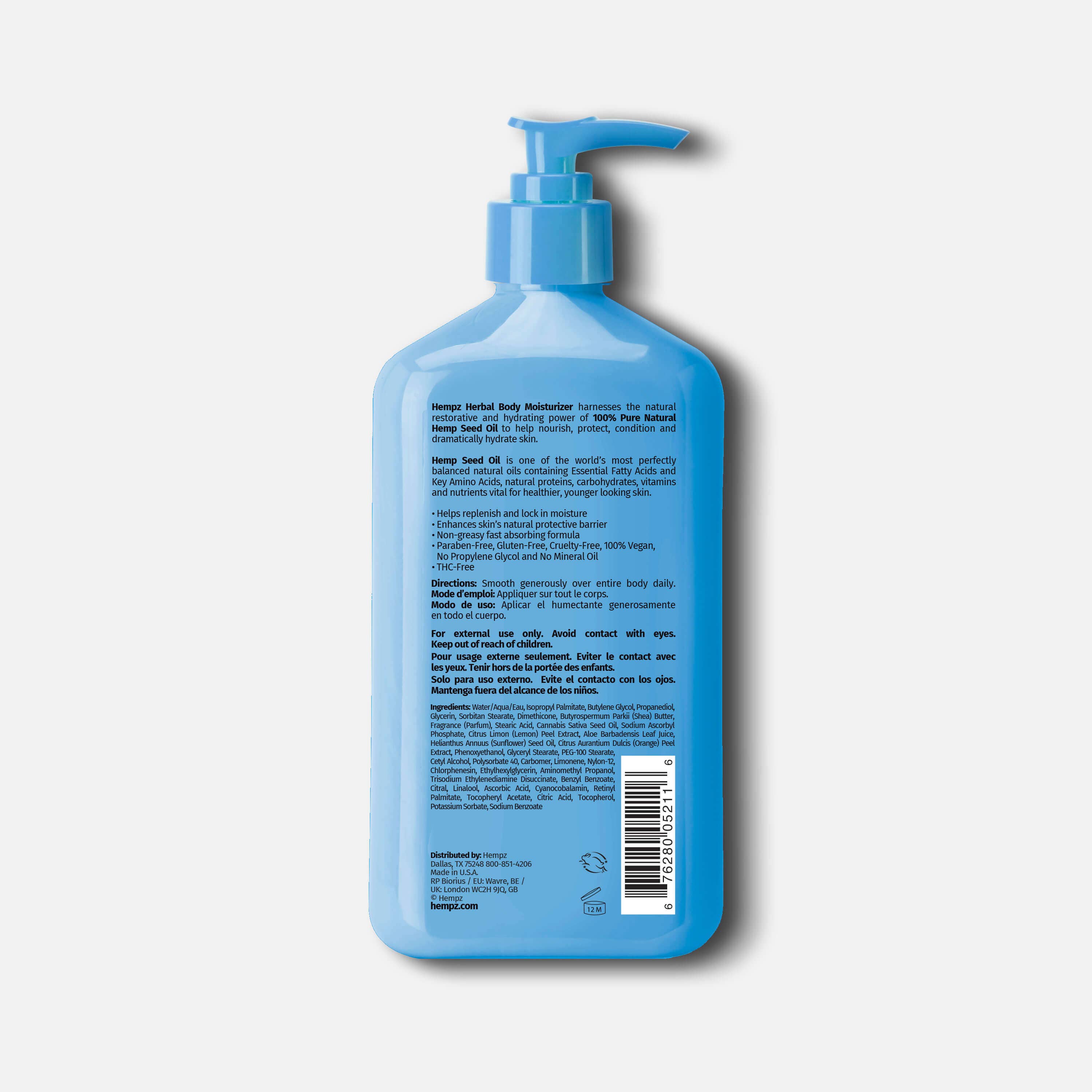 Hempz UK - Wholesale Body Cream/Lotion - Beauty Actives Ocean Breeze Herbal Body Moisturizer with Hyaluronic Acid8