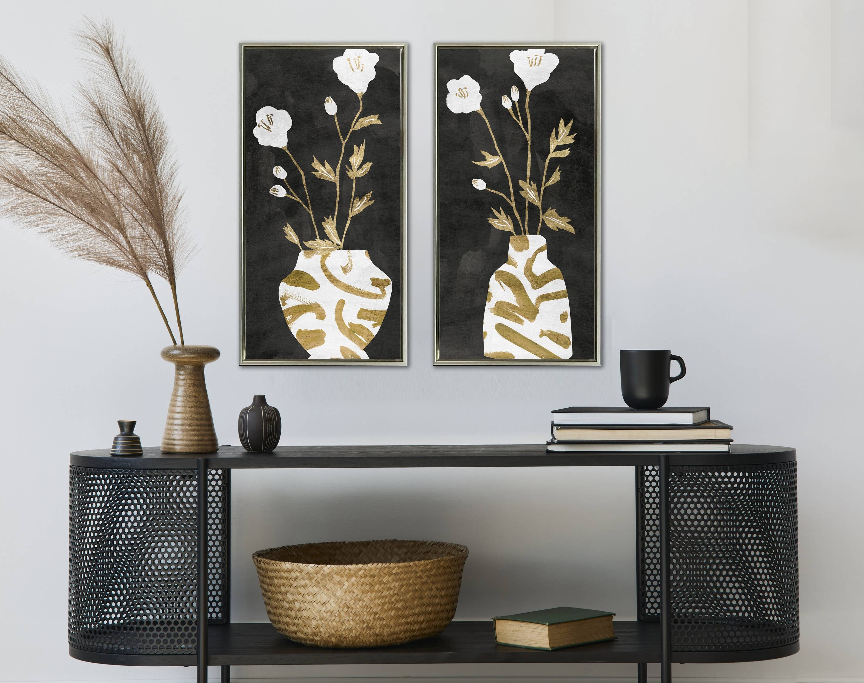 Streamline Art - Wholesale Wall Accent - Golden Vase I Canvas Wall Art1