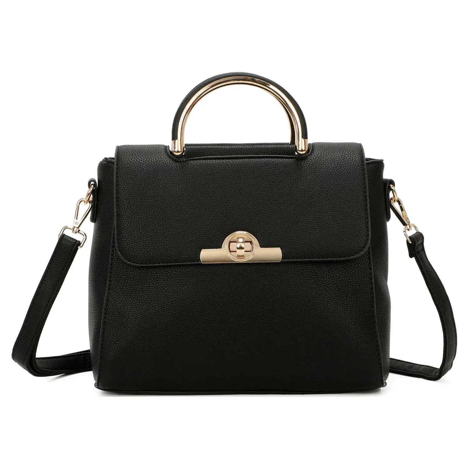 Superbia - Wholesale Top Handle Bag - Women's - Superbia Medium Size Front Clasp Opening Top Handle Bag  6