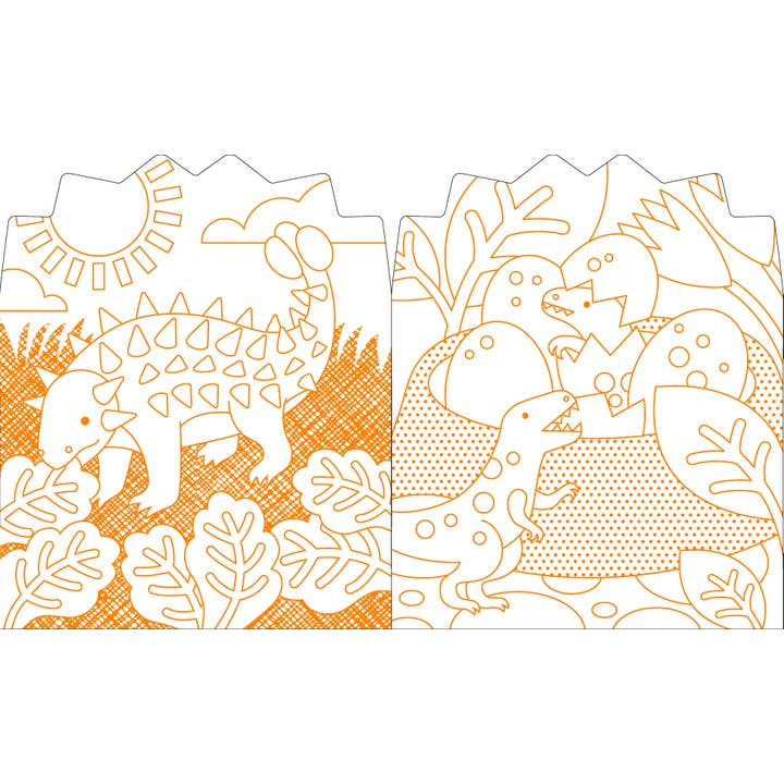 Chronicle Books - Wholesale Coloring & Activity Book - Kids & Baby - Coloring Book With Stickers: Dinosaurs1