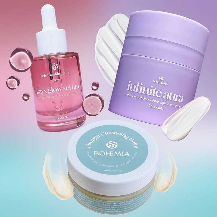 Bohemia Skin System | Cleanse, Brighten, Hydrate in 3 Steps for wholesale by Bohemia Skin