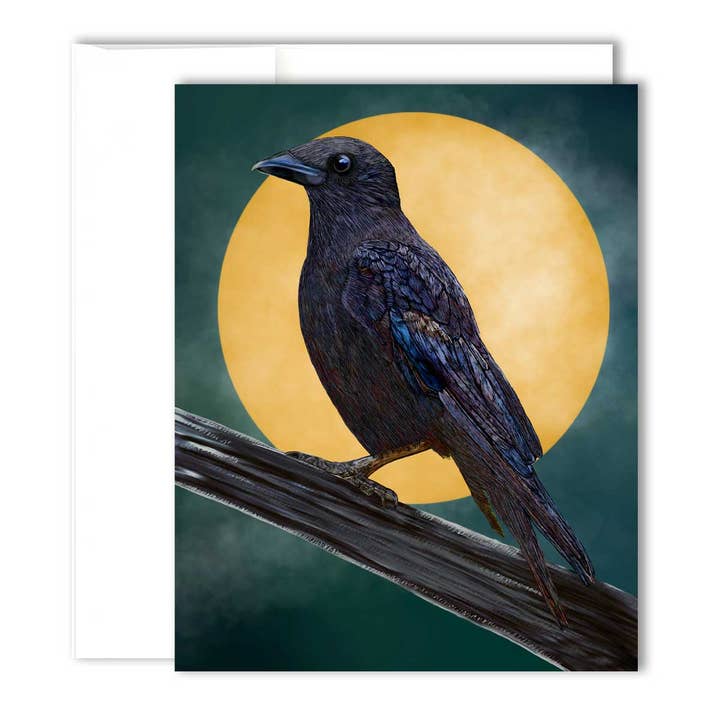 Greeting Card - American Crow for wholesale by Unperfekt Studios