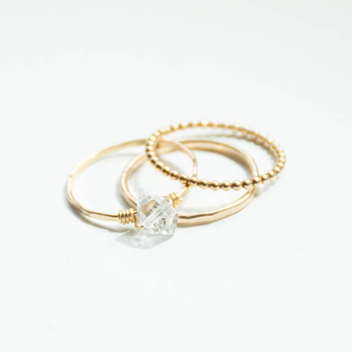 Kaju Creations - Wholesale Band/Stacked Ring - Dot Ring1