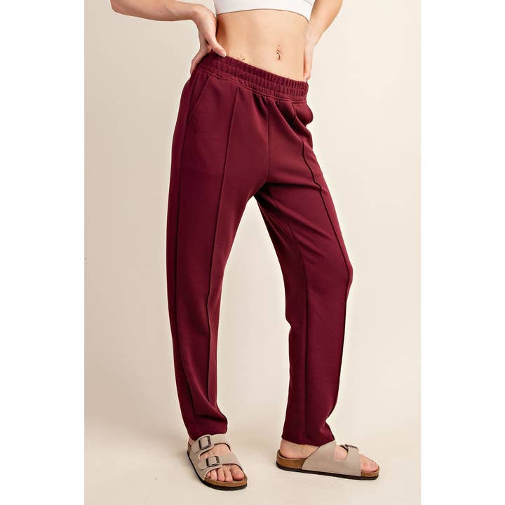 Rae Mode - Wholesale Pants - Women's - MODAL SCUBA PINTUCK PANT