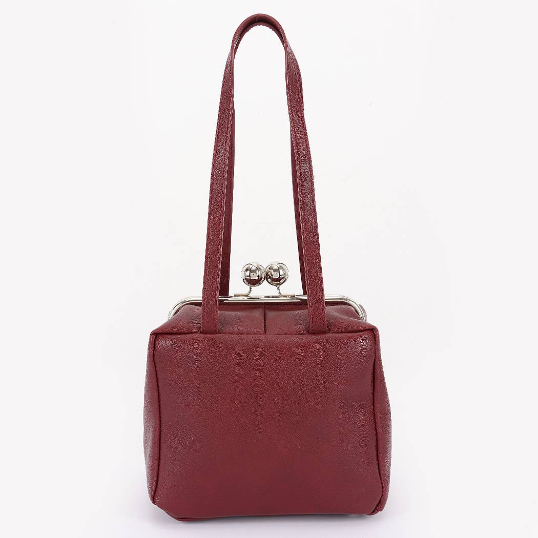 3AM BY H&D ACCESSORIES – Engroshandel Skuldertaske – til kvinder – Skuldertaske med ramme i kunstlæder5