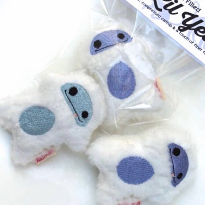 Catnip Yeti Toy for wholesale by Miso Handmade