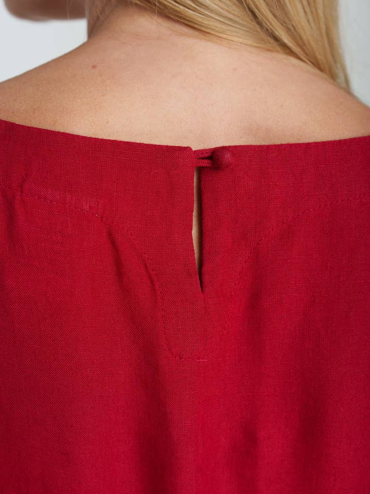 Red Poppy Hawthorn Dress, Long Sleeve for wholesale on Faire8