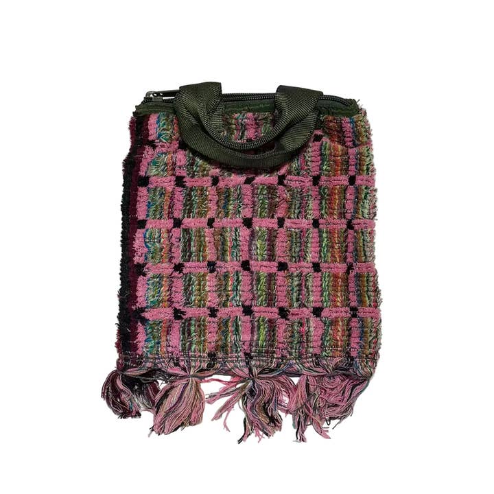 Puebco - Wholesale Tote Bag - Women's - TRUCK SEAT FABRIC SMALL TOTE