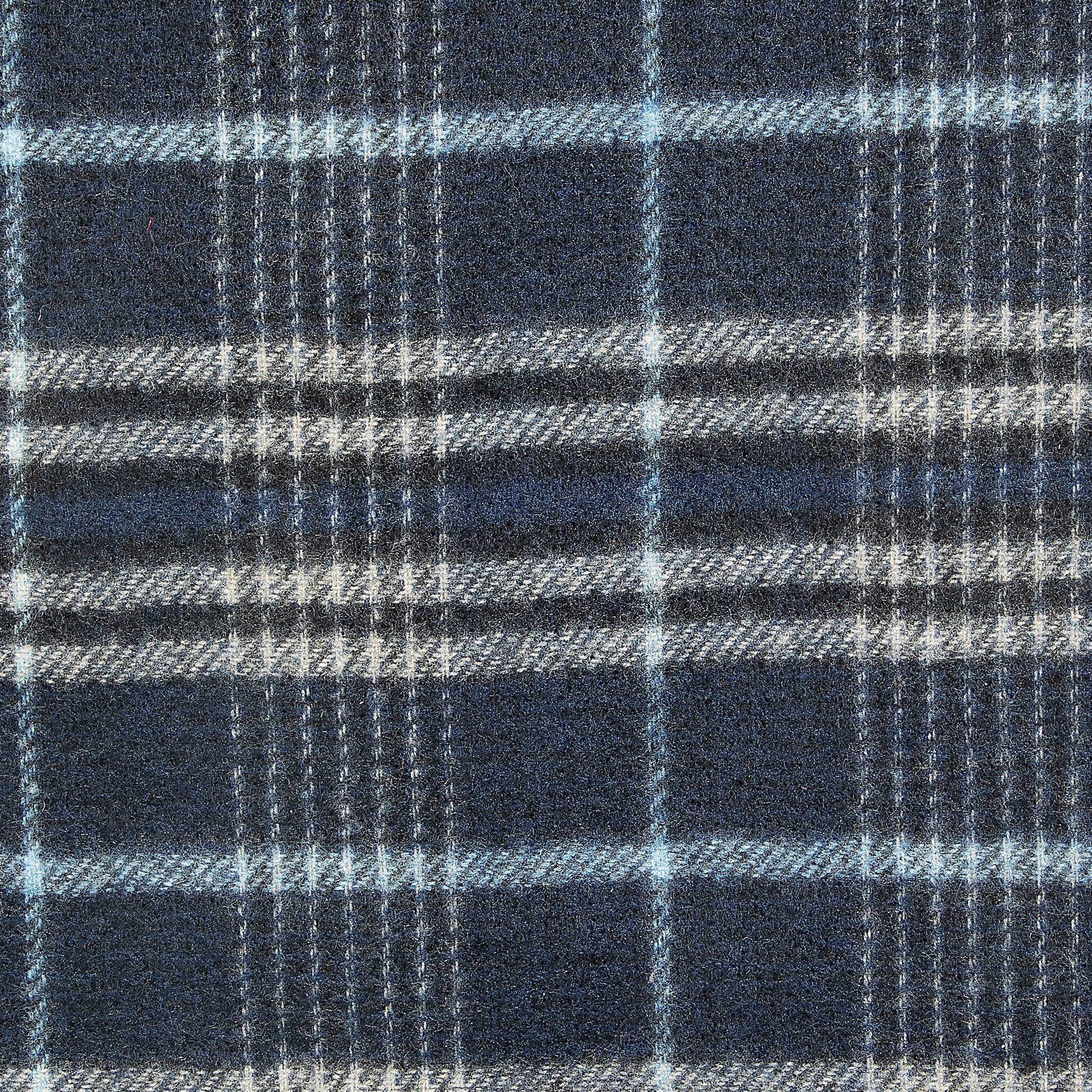 Collections by Fame Accessories – Cachecol - Mulher por atacado – Lenço oblongo listrado xadrez de padrão duplo2