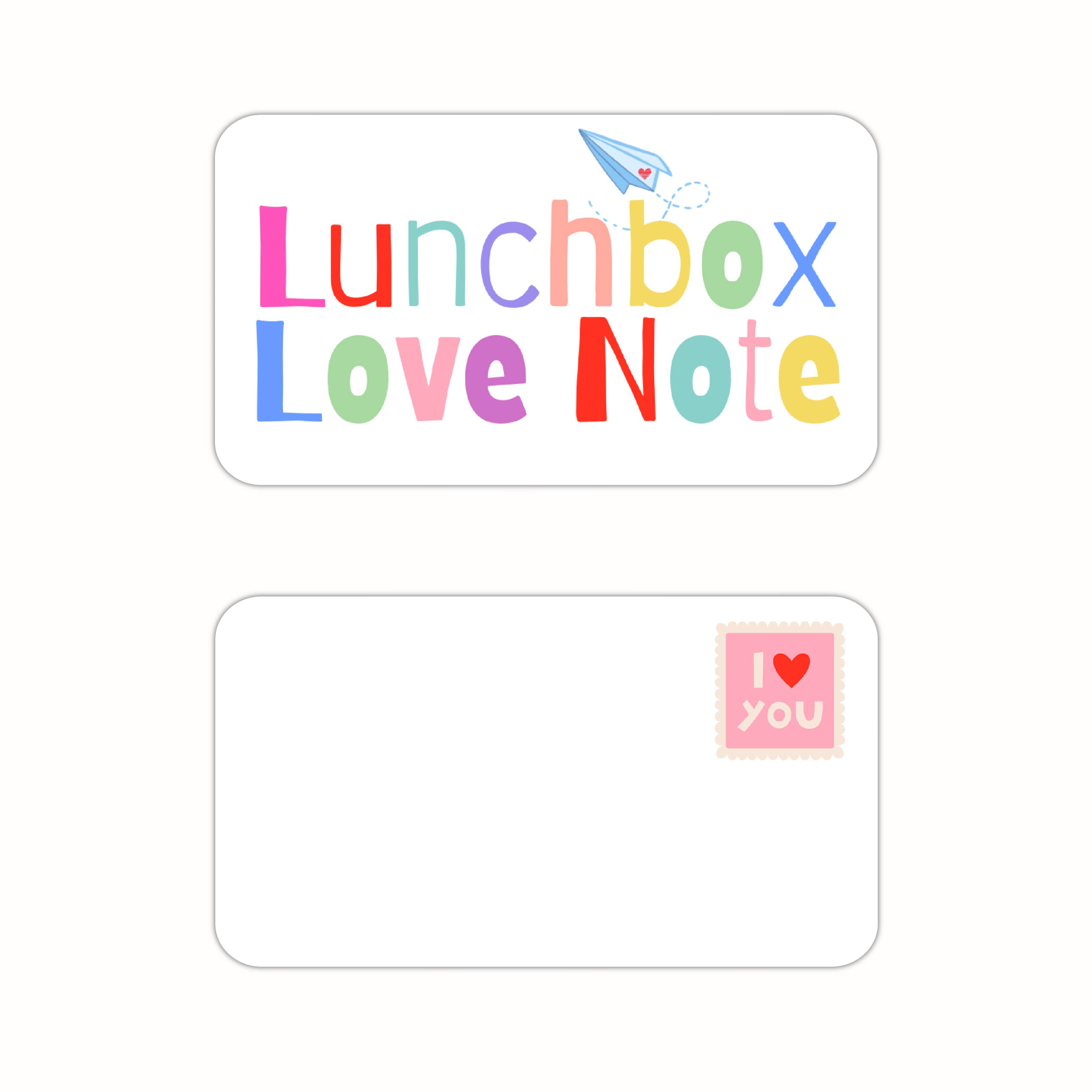 Biscotti Designs - Wholesale Stationery/Notecard Set - Lunchbox Love Notes - Itty Bitty 20 Mini Card Set1