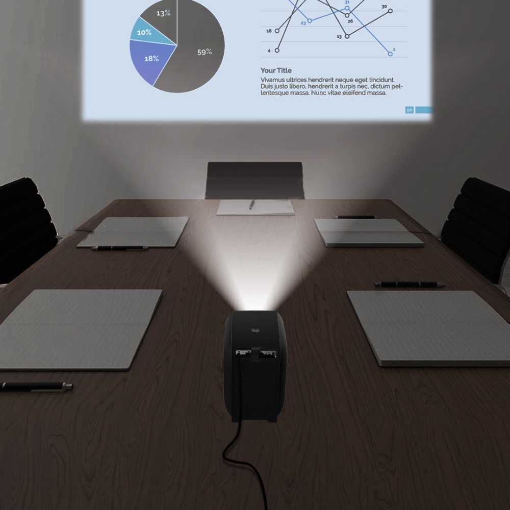 LENSO - Vendita all'ingrosso Proiettore portatile - Bambini - LENSO proiettore LCD Solar6