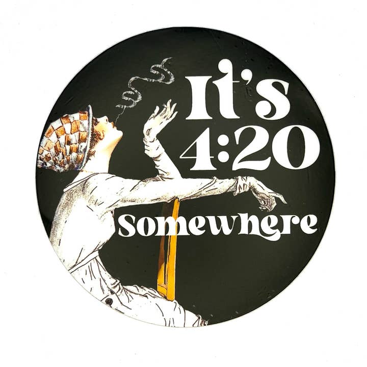 The Twentieth - Wholesale Sticker - 420 Art Deco Vinyl Sticker 4 in