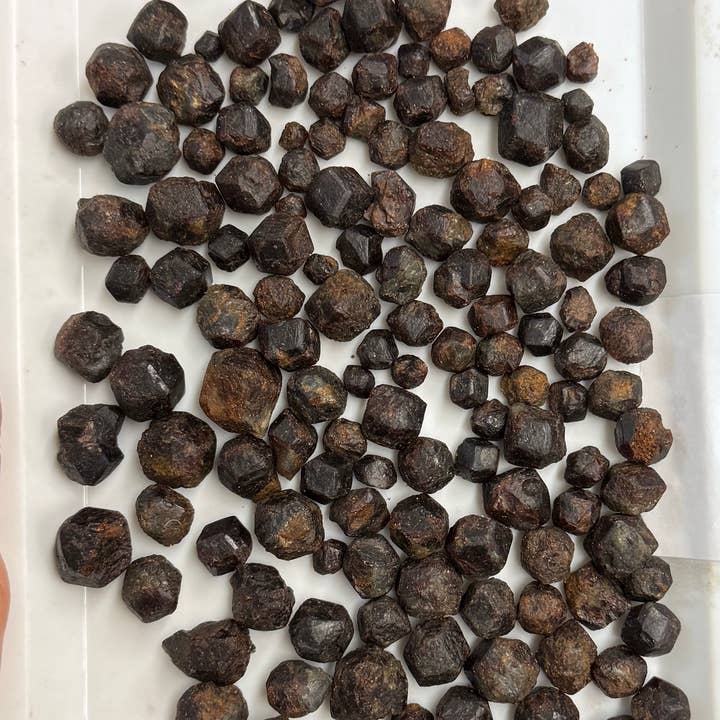 500 grams Rough garnet from Pakistan Skardu for wholesale by Metaphysical & Healing Crystals