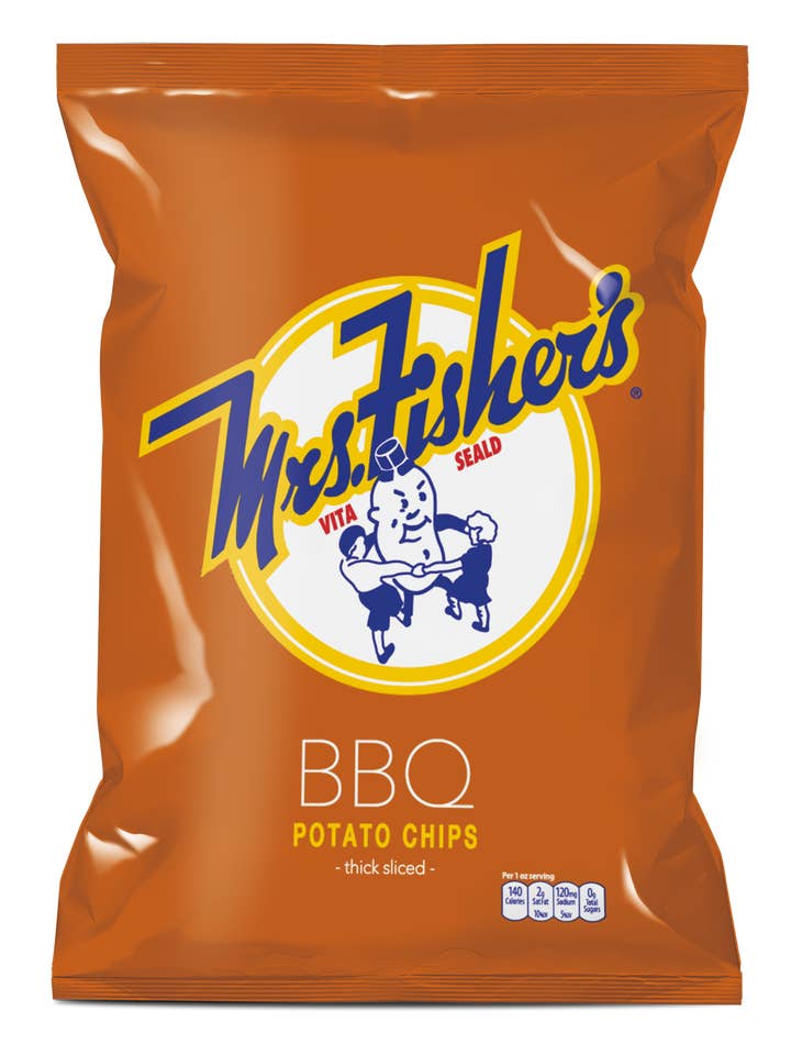 Mrs. Fisher's BBQ Chipites de pommes de terre - Serve pour la vente par Mrs. Fisher's Potato Chips