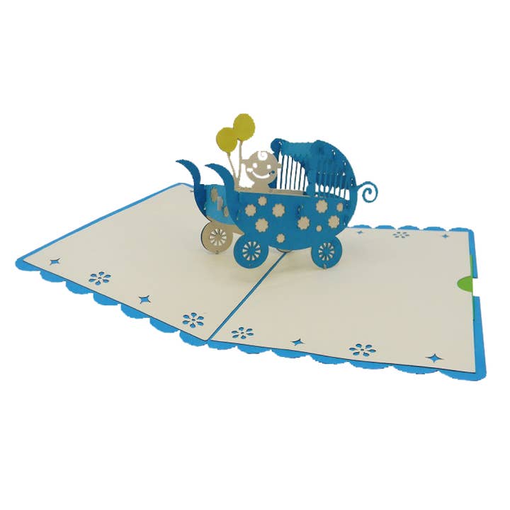 Origami SURPRISE Baby Birthday Card for wholesale by RF Distribution