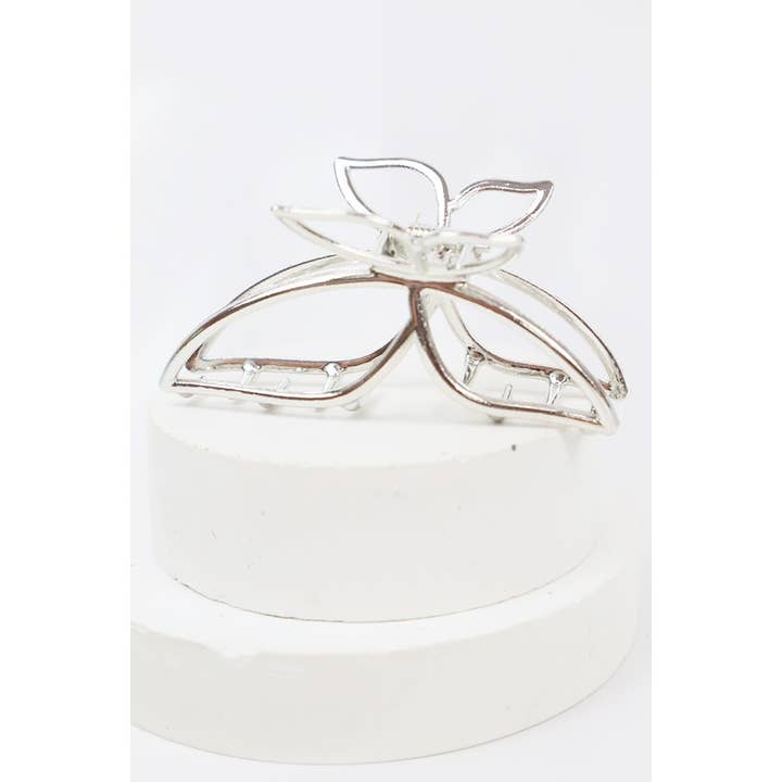 MIX COLOR Medium Metal Butterfly Hair Claw for wholesale on Faire