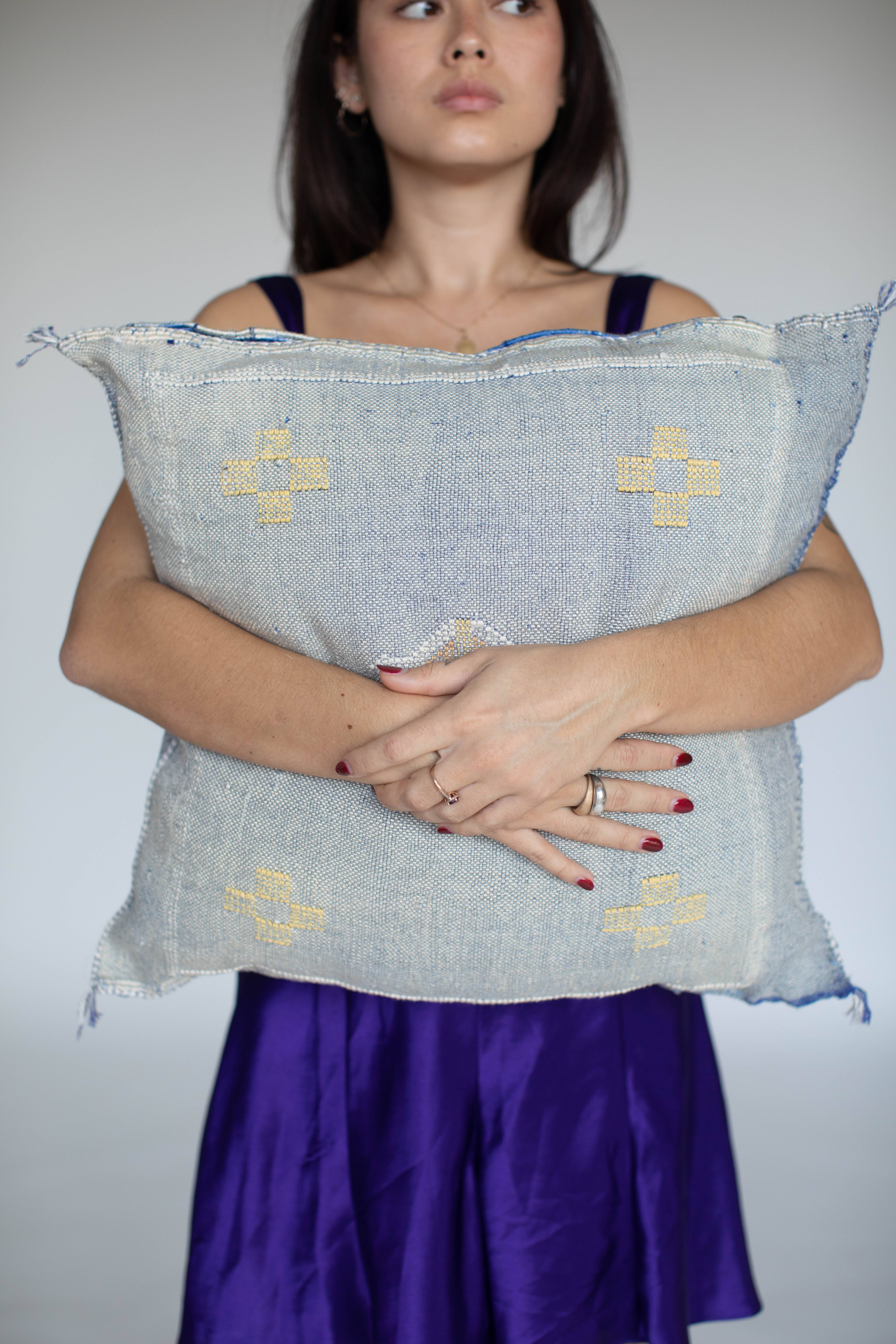 Voyage - Wholesale Throw pillow cover - Moroccan Cactus Silk Pillow Covers12