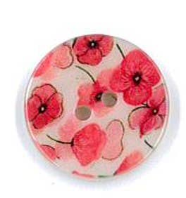NEMARK - Vendita all'ingrosso Bottone a pressione/da cucire - BOTTONE STAMPA FLOREALE 36L (23mm) 2 FORI3