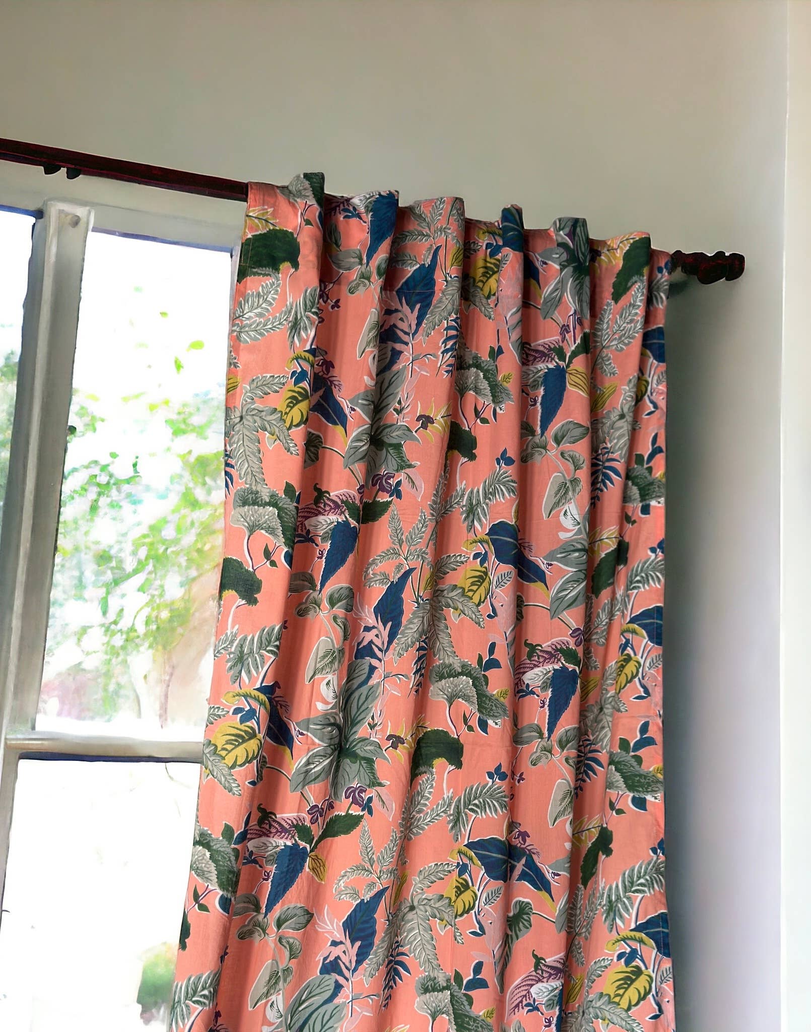 Annahmol - Wholesale Curtain - Vintage Inspired Botanical Sheer Curtains: Assorted Prints8