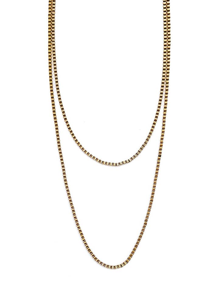 Mittie Gold Chain Necklace || Choose Length for wholesale by BELJOY