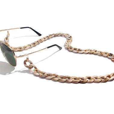 Reddish White Eyeglass Chain - Oversized for wholesale on Faire10