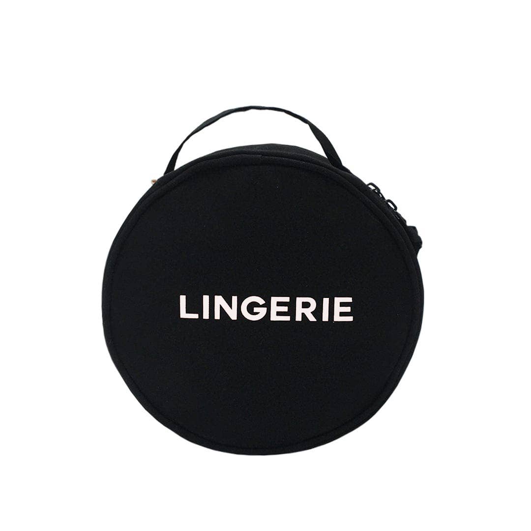 Bag-All - Wholesale Lingerie Set - Women's - Round Lingerie Case, Black2