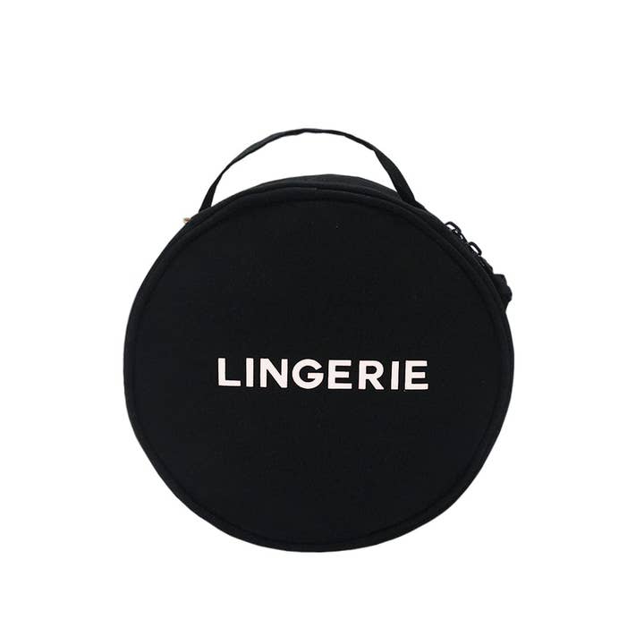Bag-All - Wholesale Lingerie Set - Women's - Round Lingerie Case, Black2