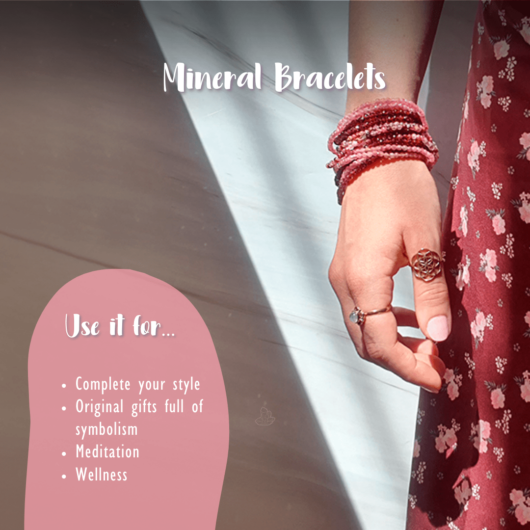 Vives de la Cortada S.L - Wholesale Prayer Beads Bracelet - White Quartz Bracelet 4mm2