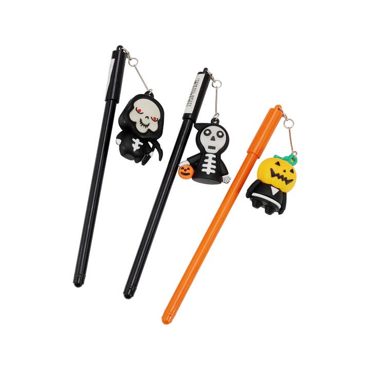 DIVERSE Halloween Dinglande Figurin Kulspetspenna - 48 st för wholesale på Faire3