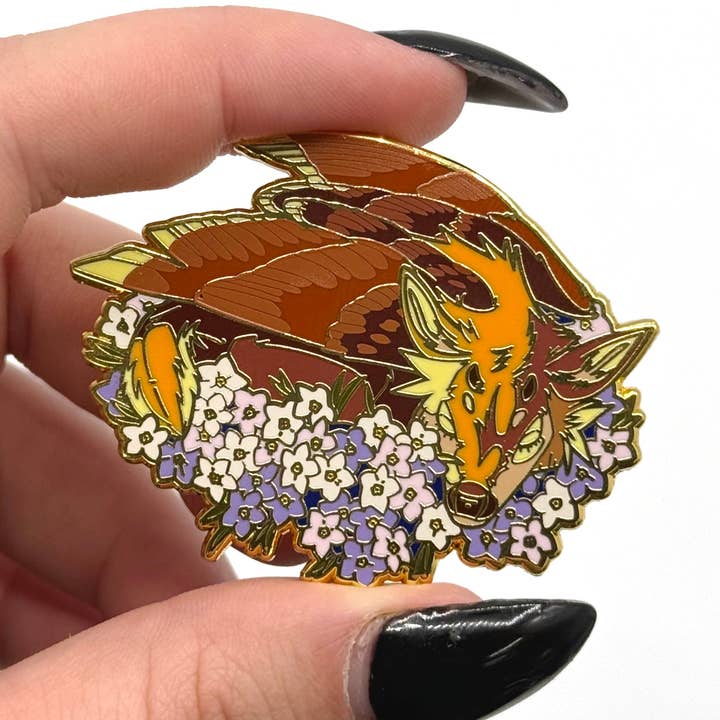 Épingle en émail Rest O' Creature pour la vente par Playing Possum Clothing Co.