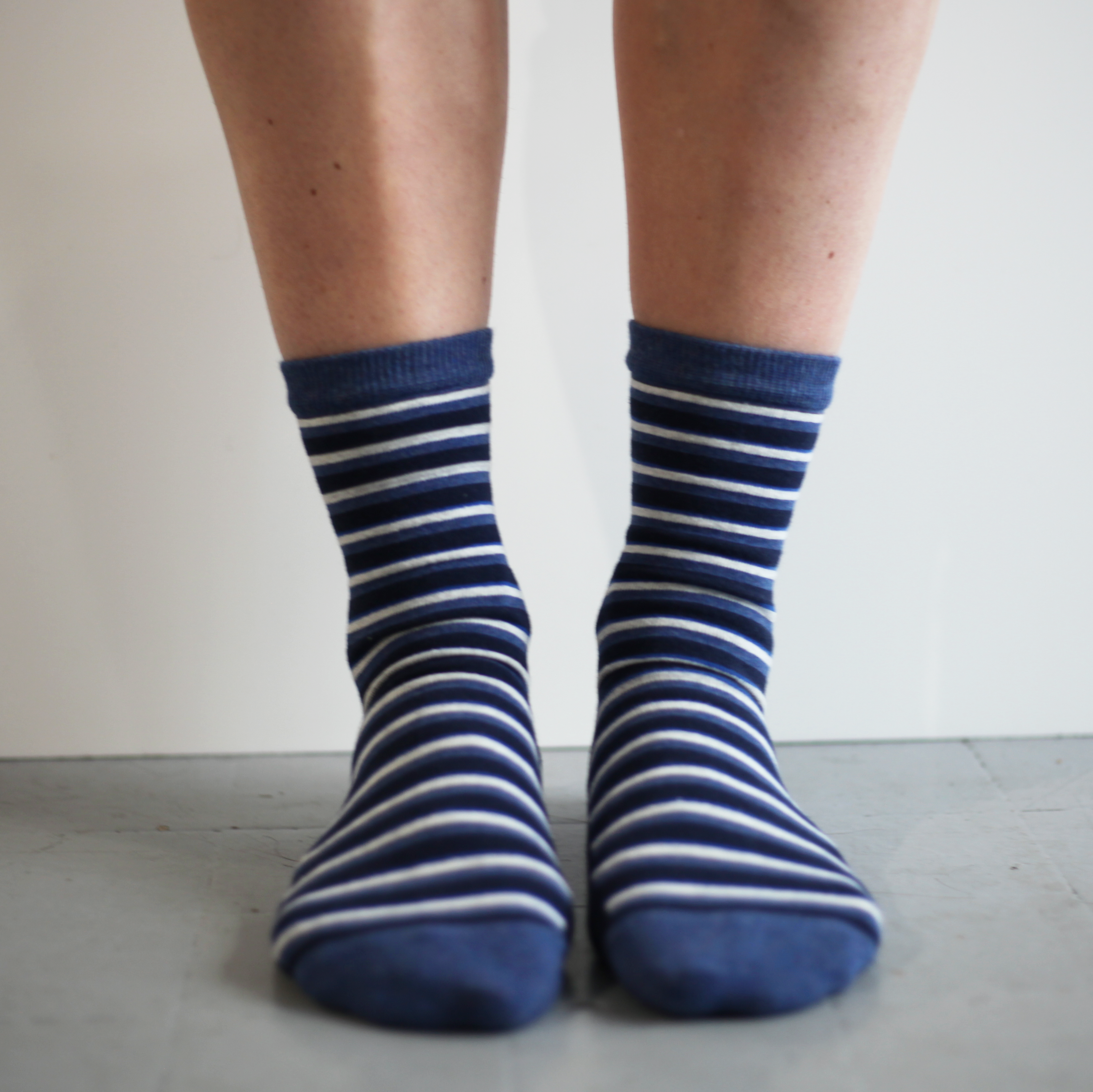 Archiduchesse - Wholesale Socks - Unisex - Striped short socks - Striped Knit0