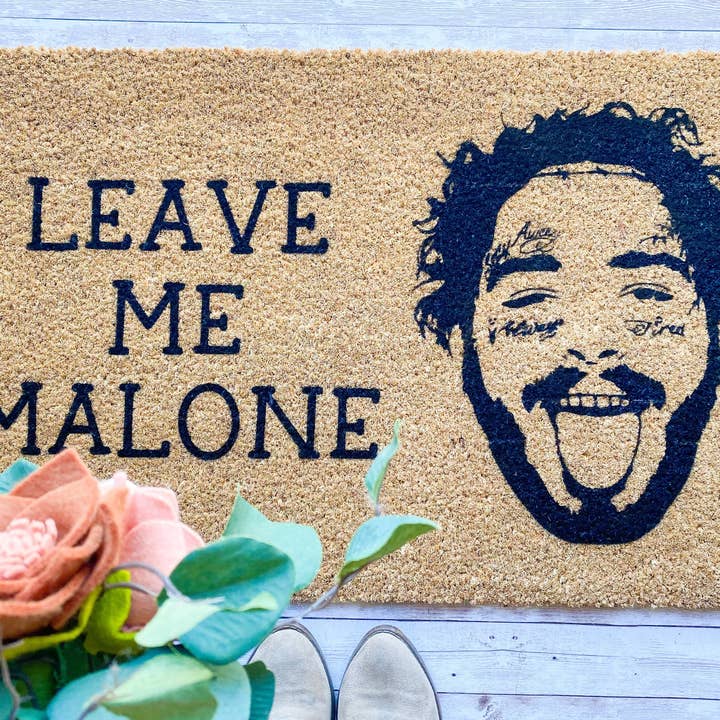 Post Malone Doormat for wholesale by PaintedStorkDesigns
