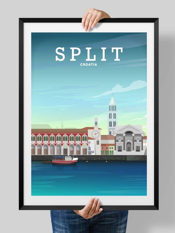 Split Croatia Print, Split Croatis Poster for wholesale by Hillview Prints