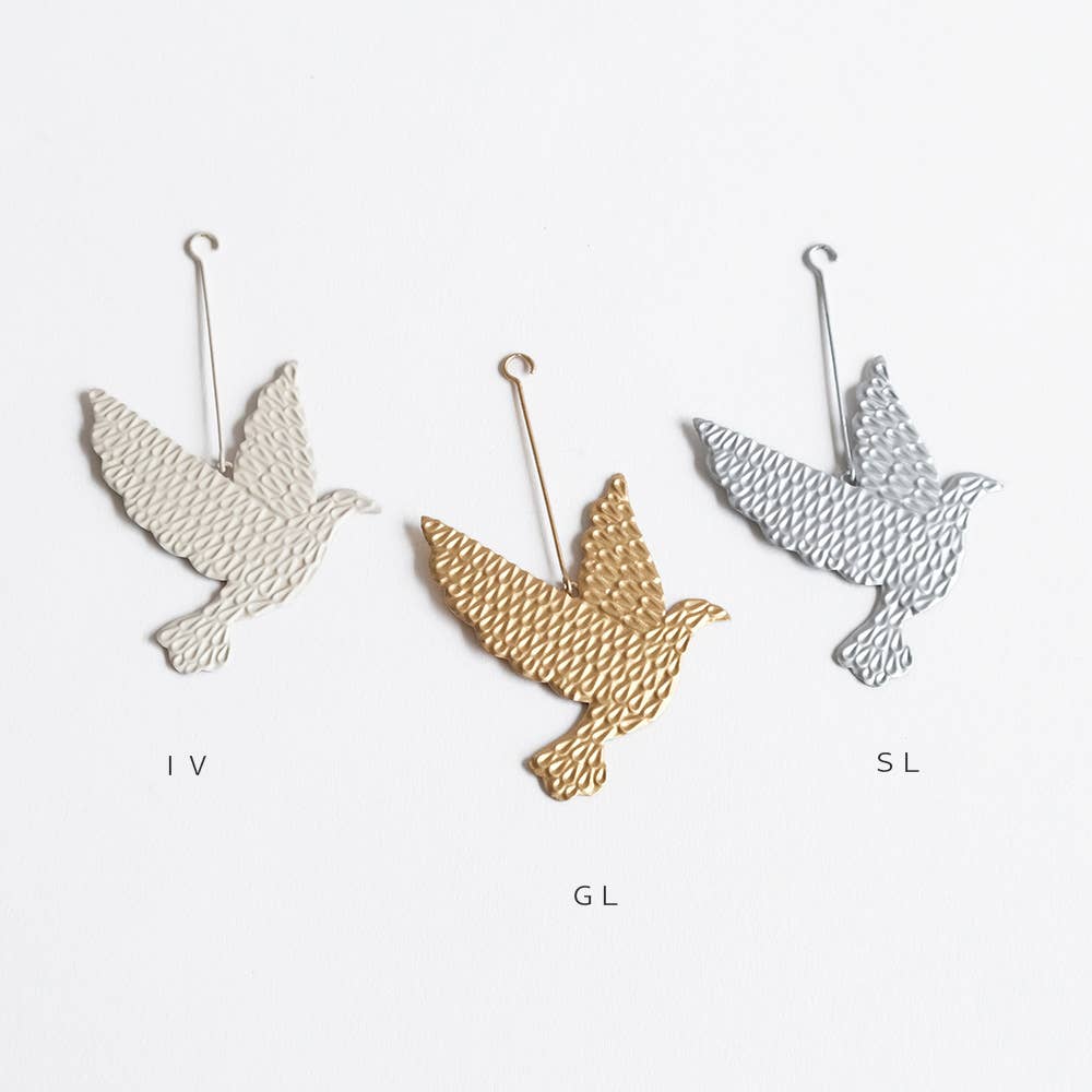 shesay - Wholesale Ornament - Decorate or add embossed tin ornament pigeon5