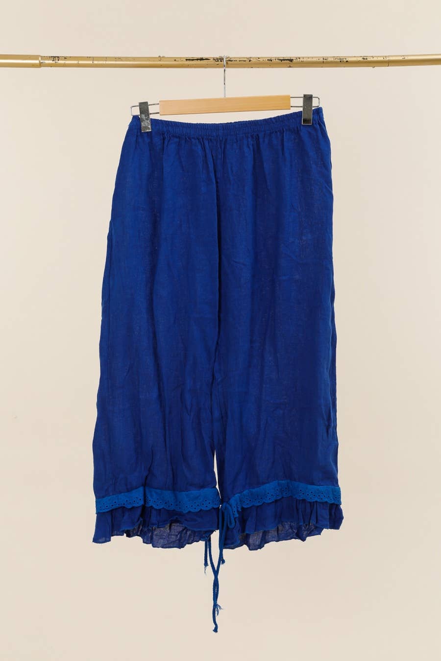 la maison des fibres naturelles - Wholesale Broek - Dames - Elegante broek met opengewerkt borduurwerk 9204 van 100% linnen29