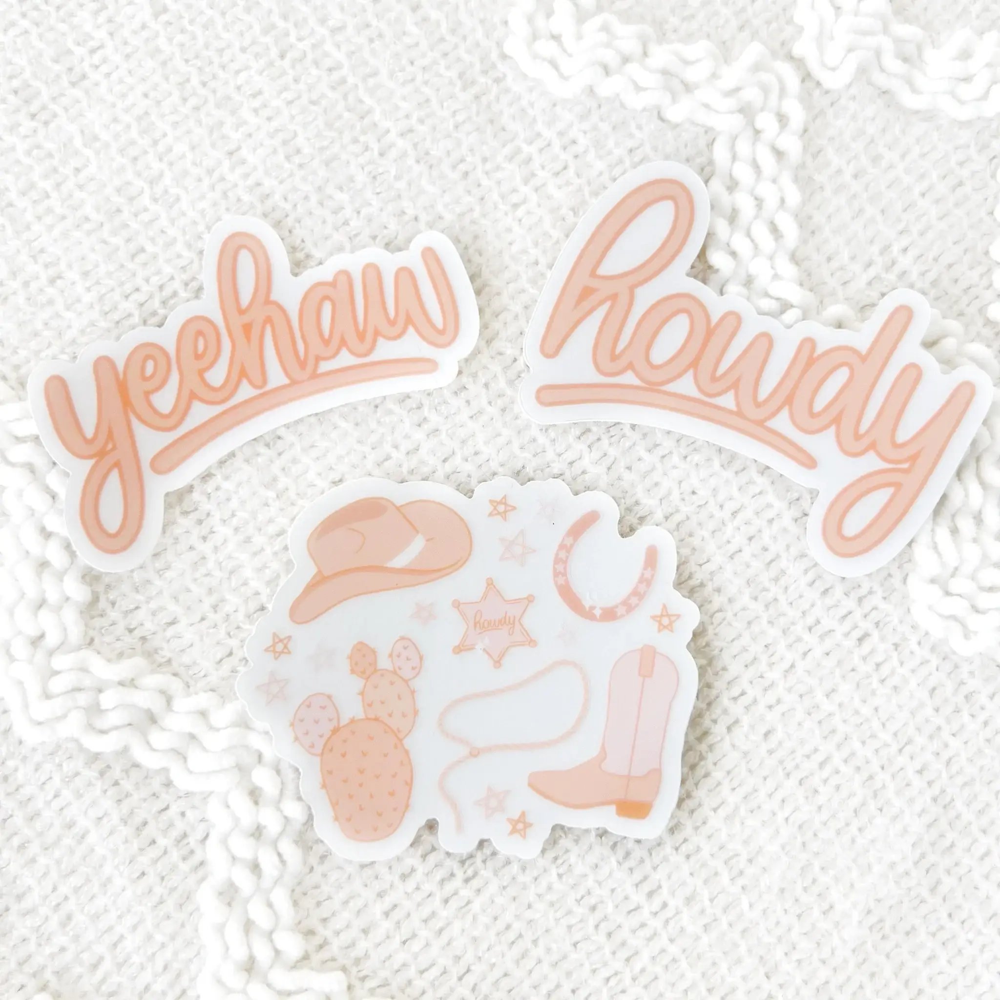 Elyse Breanne Design - Wholesale Sticker - Clear Out West Sticker, 3x2.5in2