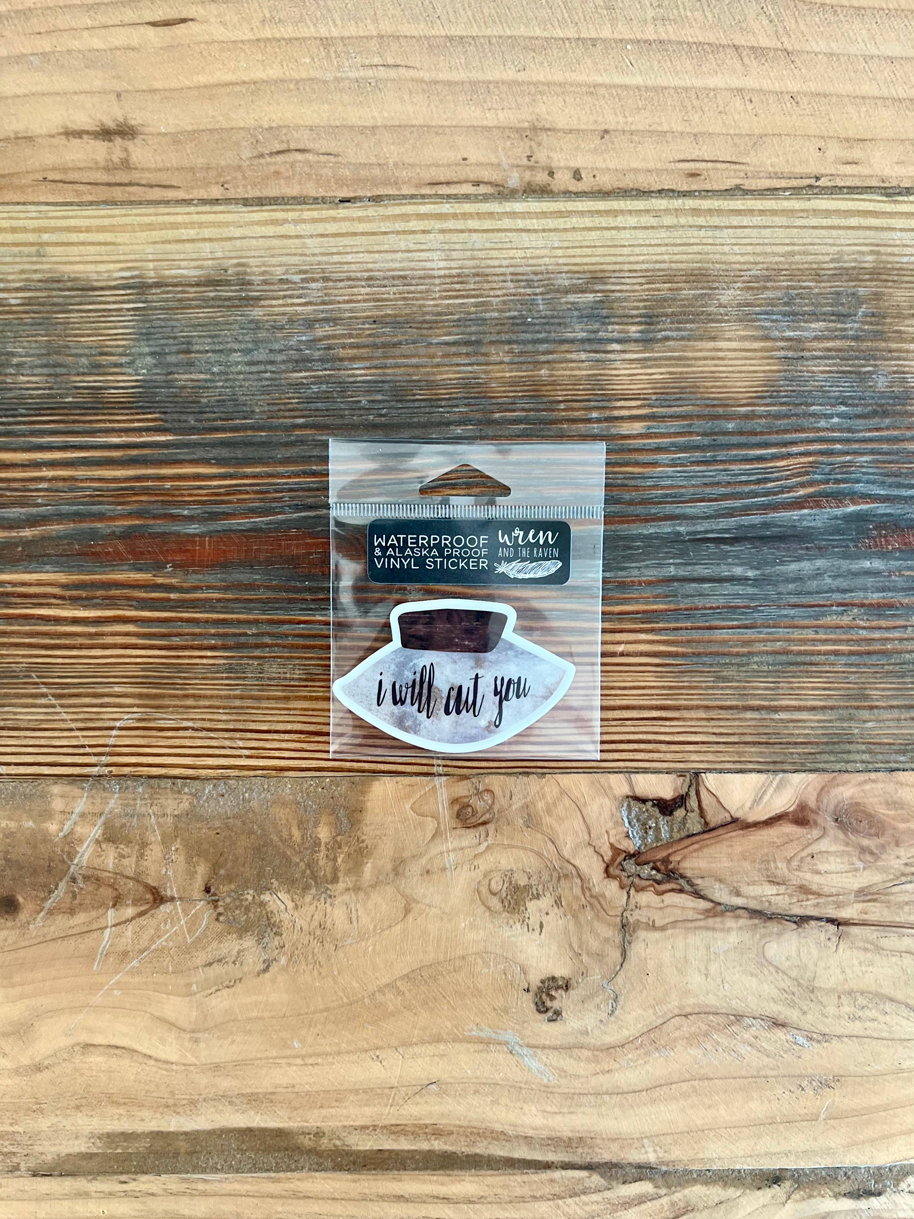 Wren and the Raven – Adesivo por atacado – I Vou Cortar Ti - Adesivo Vinil1