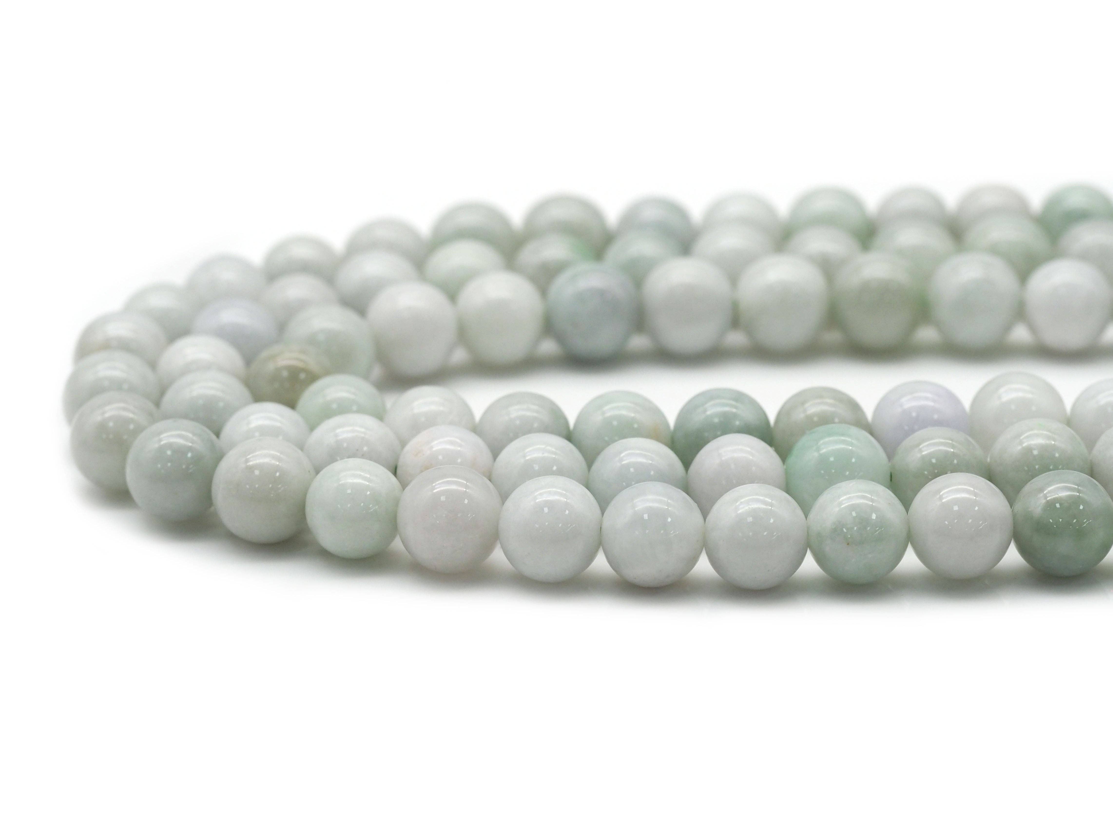 BestBeads&Beyond - Wholesale Beads - Genuine Quality Burma Jade Round Smooth Beads, Sku#U13751