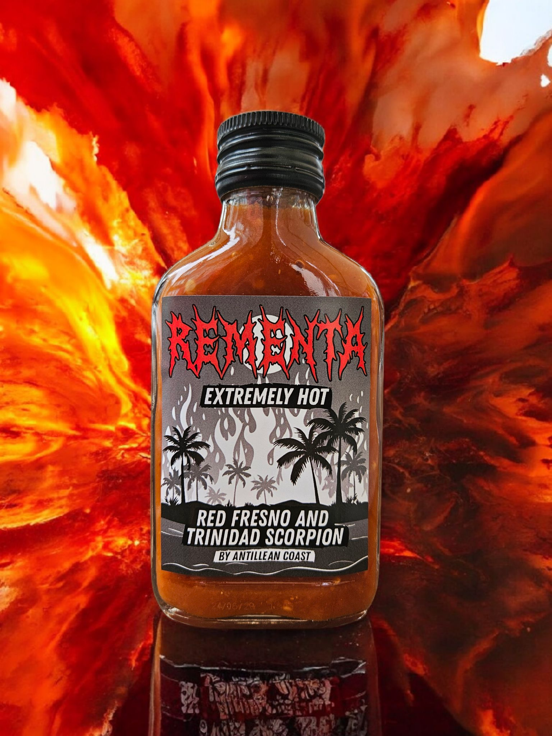 Antillean Coast – Engroshandel Hot sauce – Rementa - Ekstrem Varme - 100 ml0