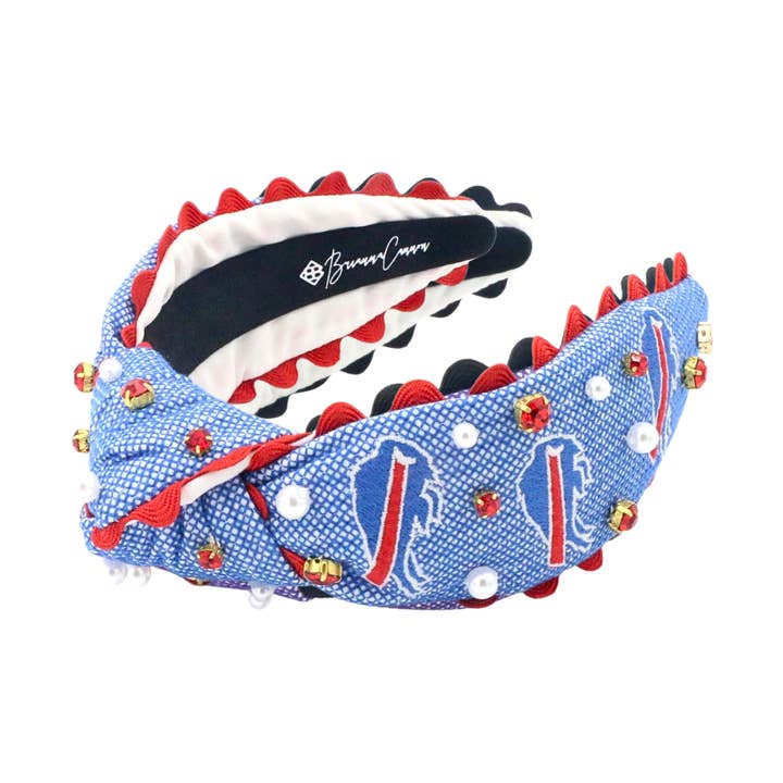 Brianna Cannon - Wholesale Fashion Headband - Women's - Buffalo Bills Adult Cross Stitch Headband8