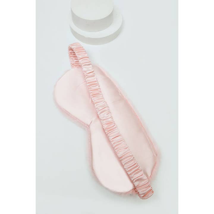 MIX COLOR Faux Fur Eye Mask for wholesale on Faire