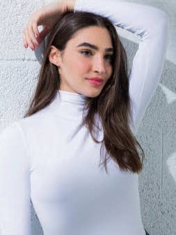 #A00084 Thermotop mit langen Ärmeln und festem Stehkragen! für den Großhandel von Scala Tops