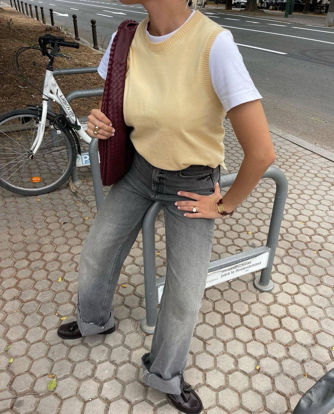 Sook Stainable - Wholesale Shoulder Bag - Women's - Big Size Vegan Leather Woven Tote Shoulder Bag16