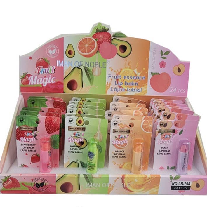 Majestic Wholesale - Wholesale Lip Balm - Men's - MAGIC FRUIT LIP BALM (24PCS)