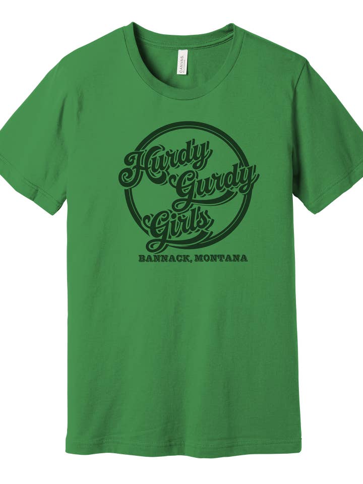 Badger Track Customs - Wholesale Screen Printed T-Shirt - Unisex - Hurdy Gurdy Girls Tee — Bannack’s Dancehall Legacy1